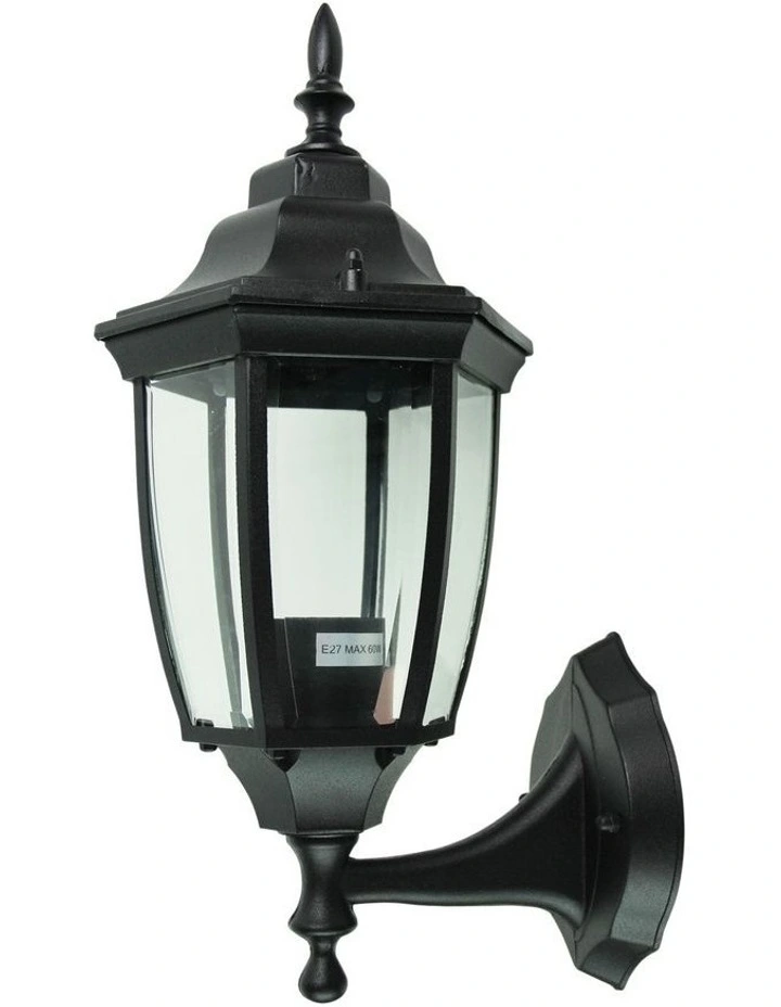 Highgate Up Exterior Light Black
