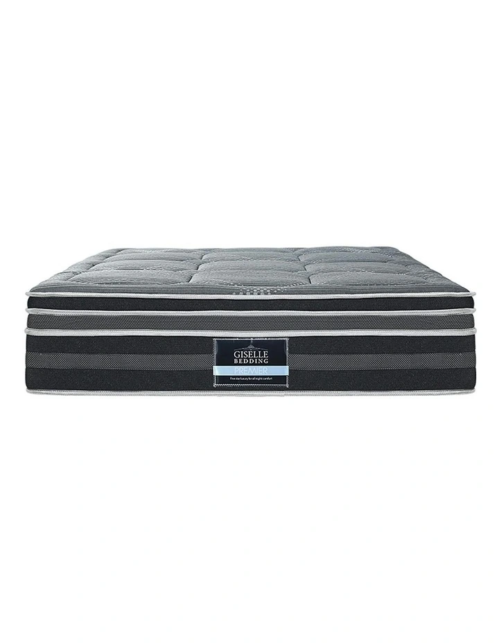 Kristie Series Dual Euro Top Queen Mattress 35cm in Grey