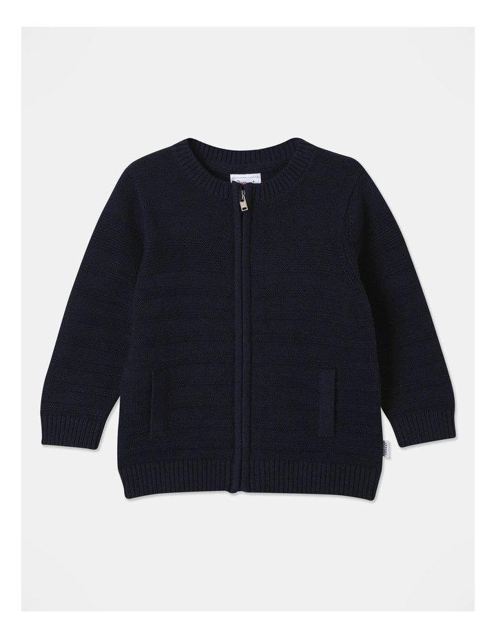 Knit Cardigan in Navy