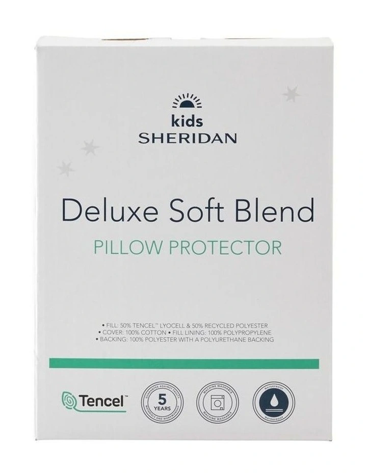 Kids Soft Blend Pillow Protector in White