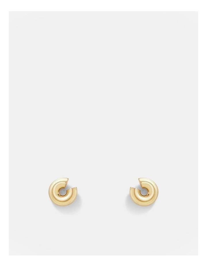 Lets Groove Stud Earrings in Gold