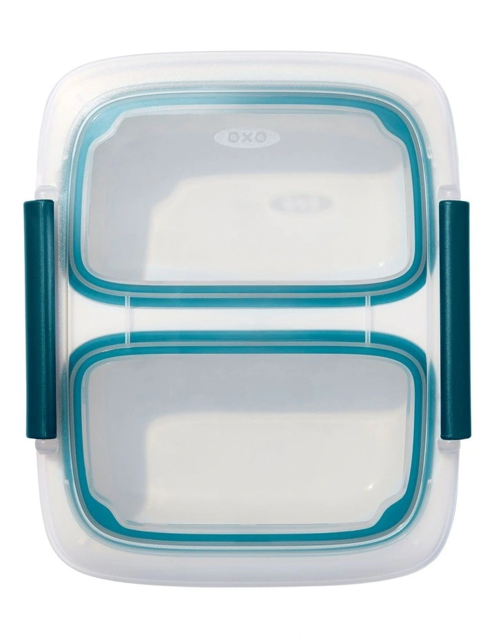 Prep And Go Divided Container in Blue