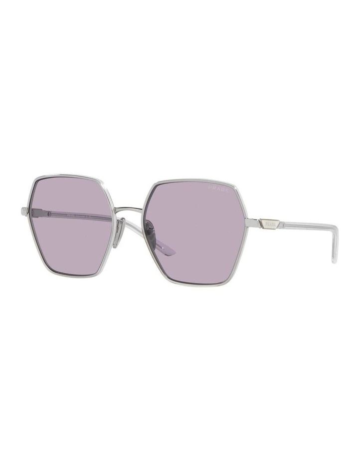 PR 56YS Silver Sunglasses