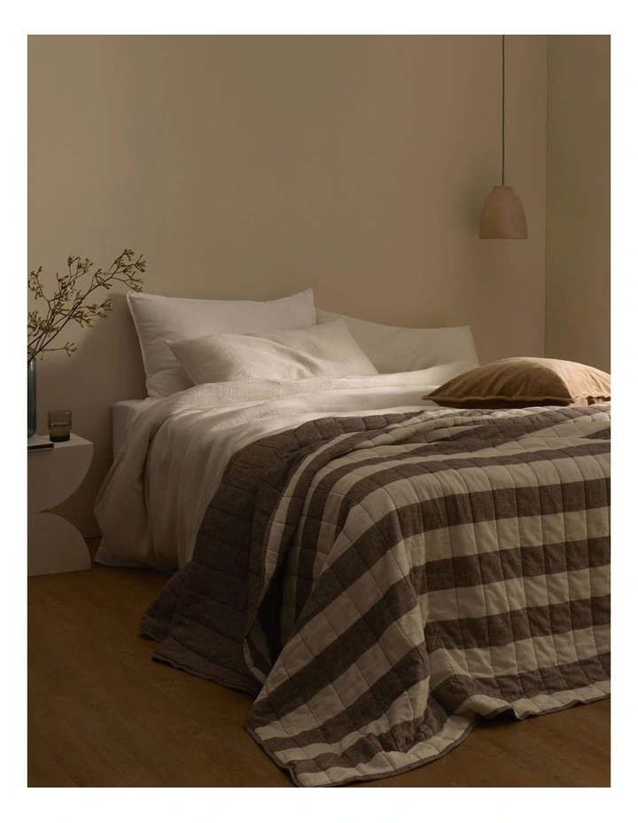 Margot Queen Quilt Cover in Snow