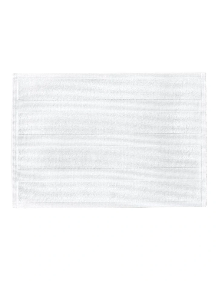 Alvar Bath Mat in White