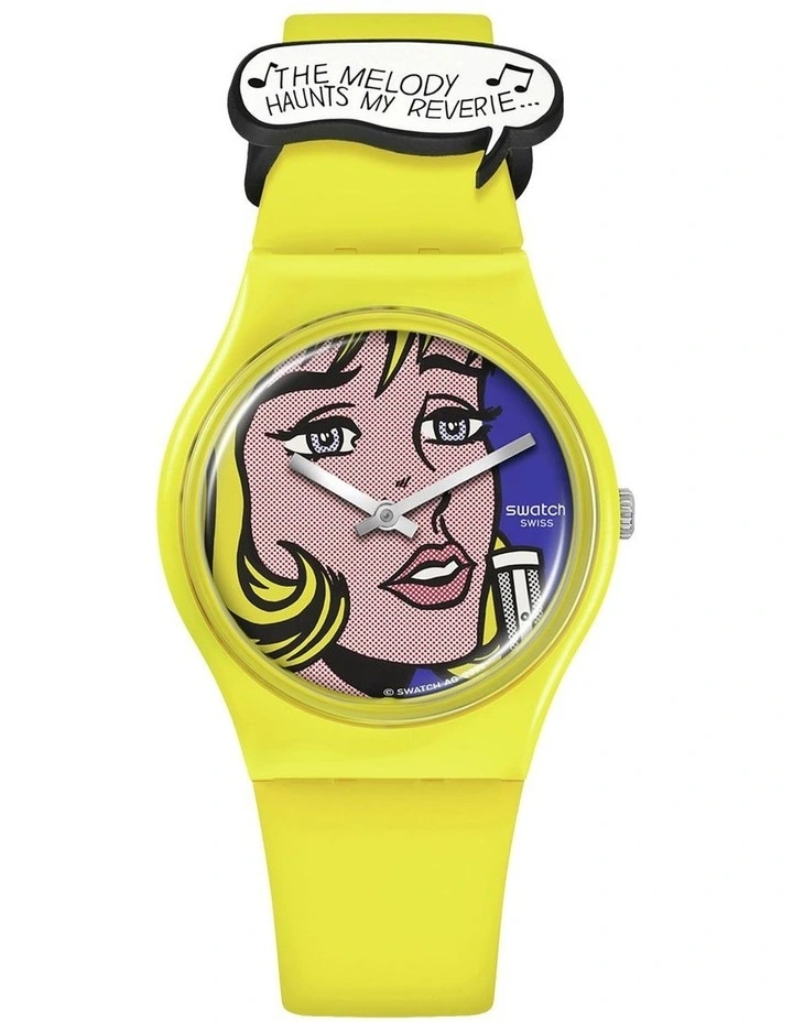 Reverie By Roy Lichtenstein Watch in Yellow