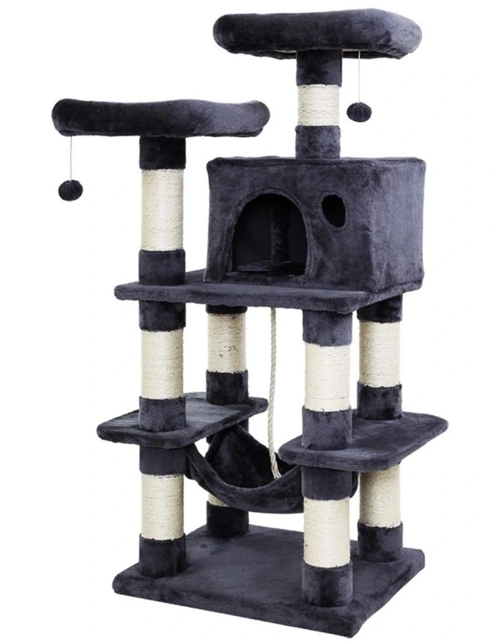 Cat Tree Trees Scratching Post Blue/White