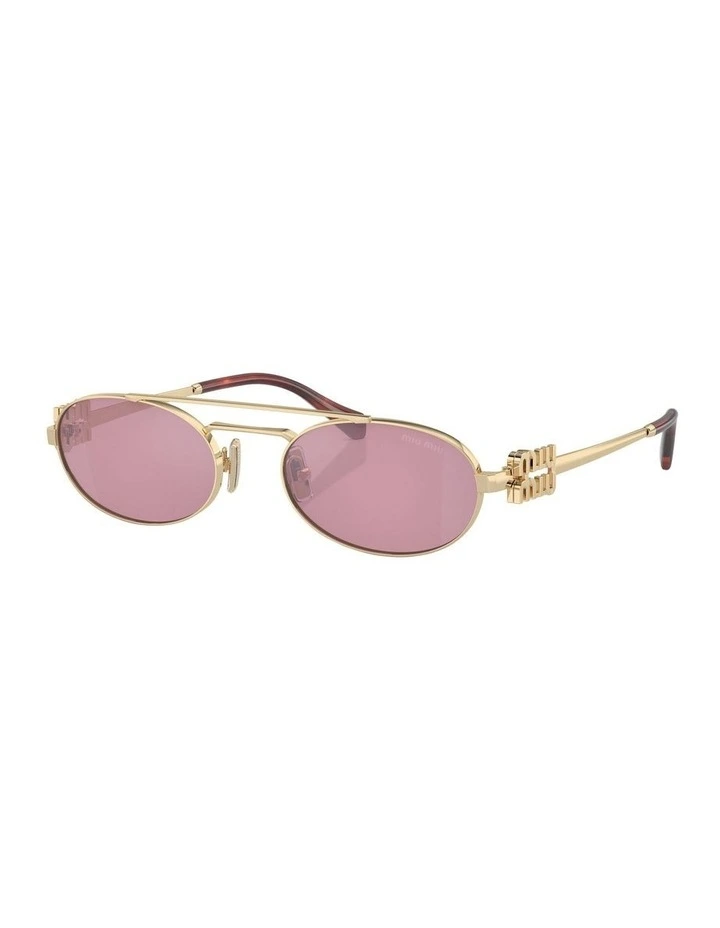 MU 54ZS Sunglasses in Gold