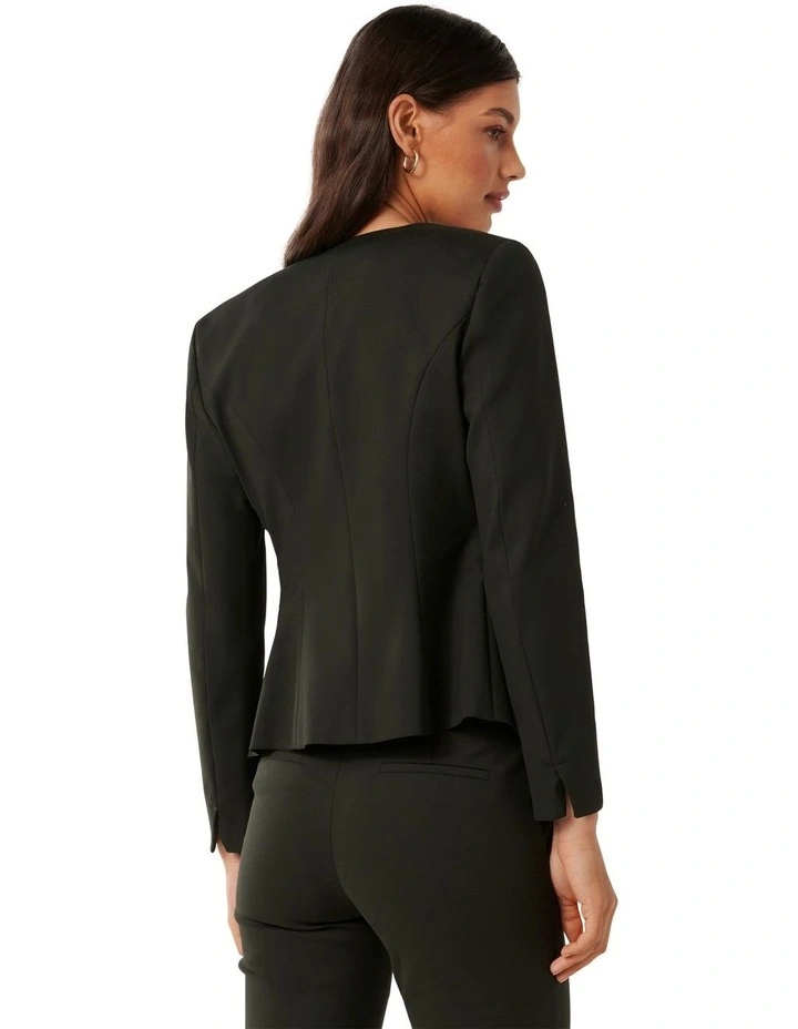Alyssa Fitted Blazer in Green