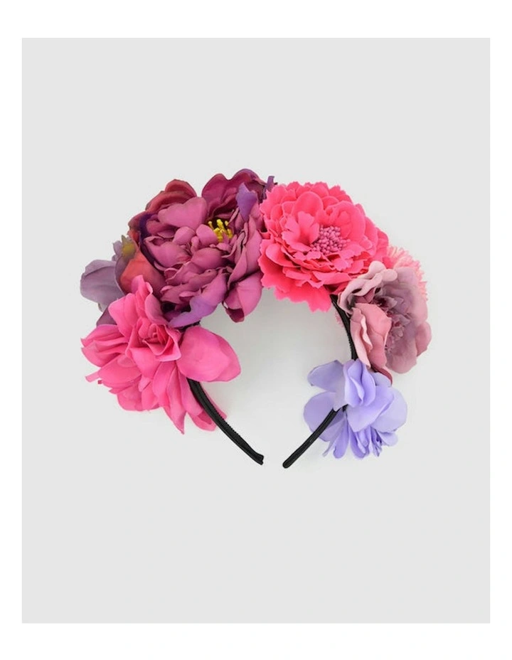 Friday Flower Crown in Purple