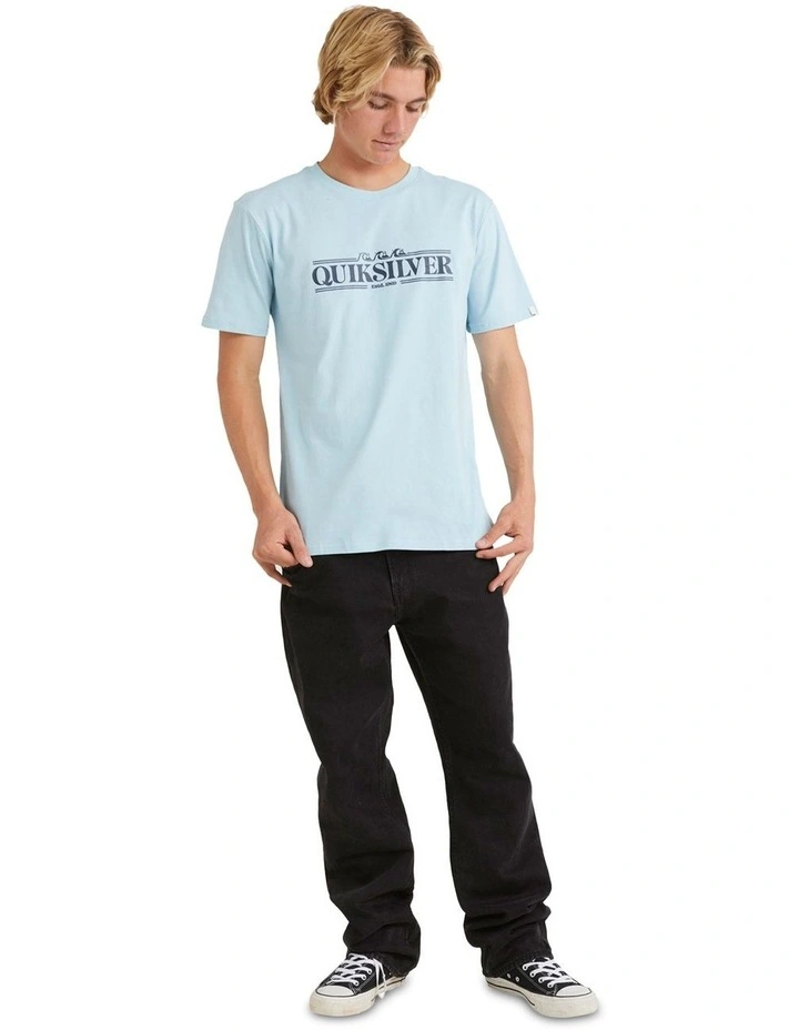 Gradient Lines Tee in Dream Blue