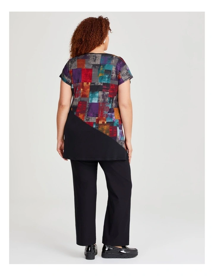 Spliced Top in Print