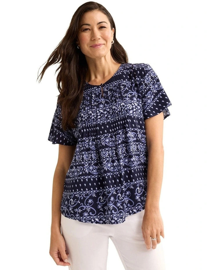 Winona Blouse in Ink