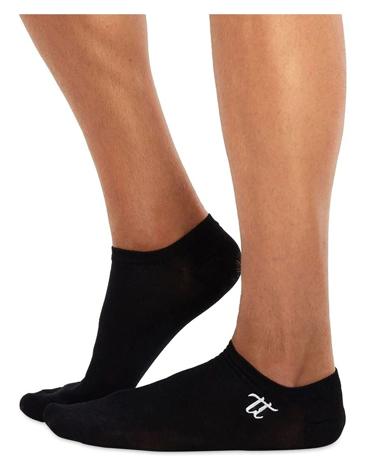 Men's Socks in Black 12 Pack
