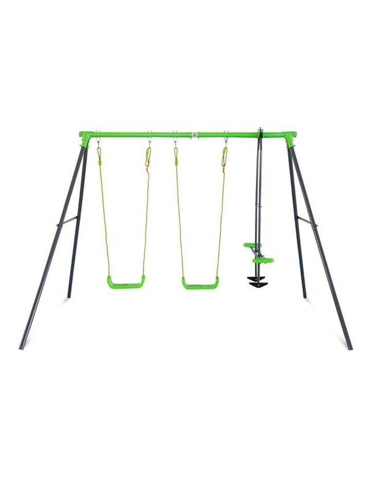 Hurley 2 Metal Swing Set