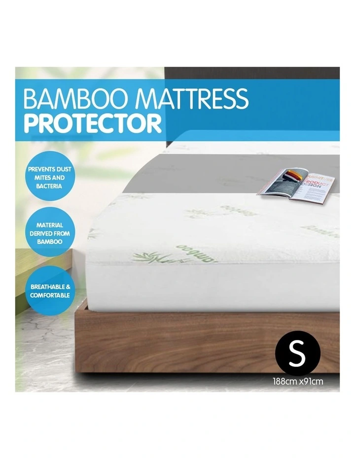 Laura Hill Bamboo Mattress Protector Single