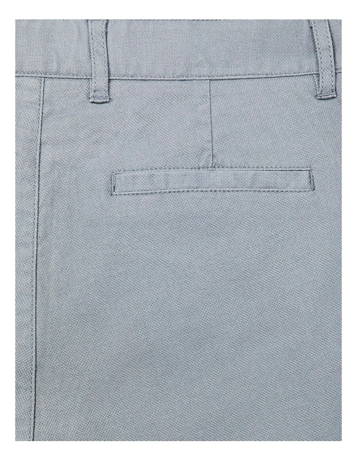 Youth Fit Washed Oxford Chino in Grey