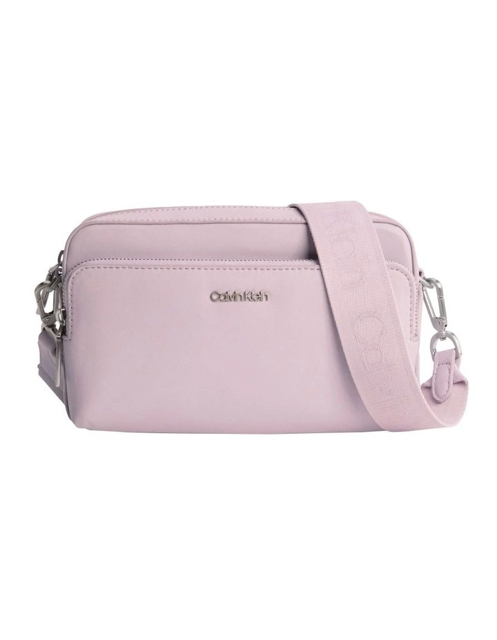 Must Faux Leather Camera Bag in Purple