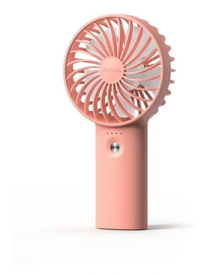 Pink Mini Fan & Power Bank