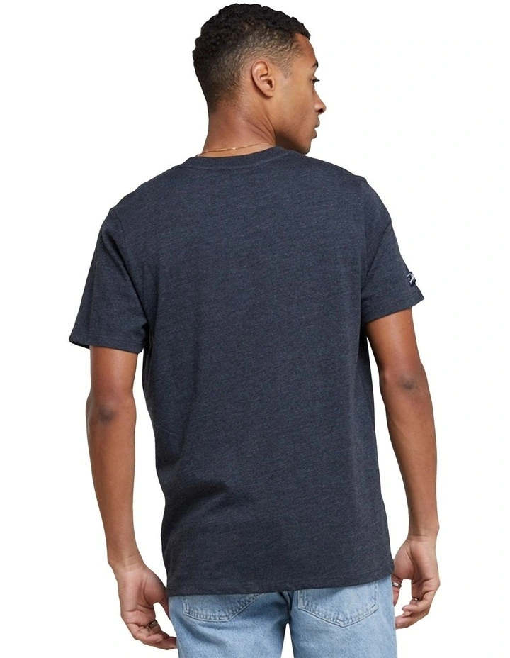 Overdye Marl Tee in Eclipse Navy