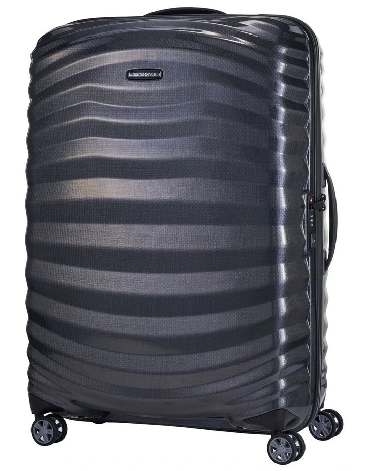 Lite-Shock 75cm Sport Spinner Suitcase in Black