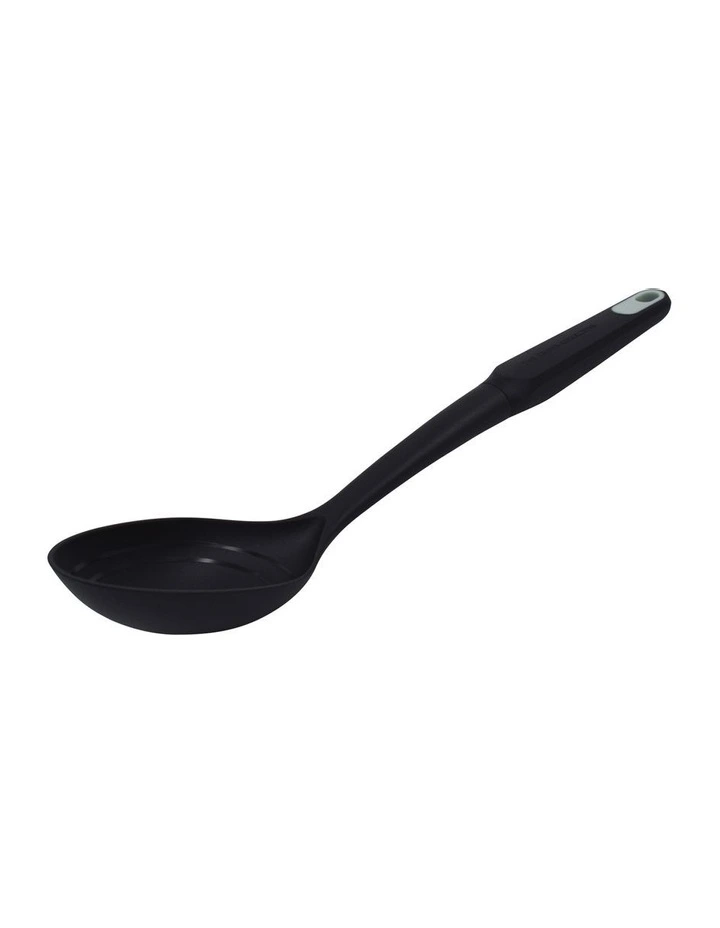 Nylon Slotted Spoon 35cm in Black