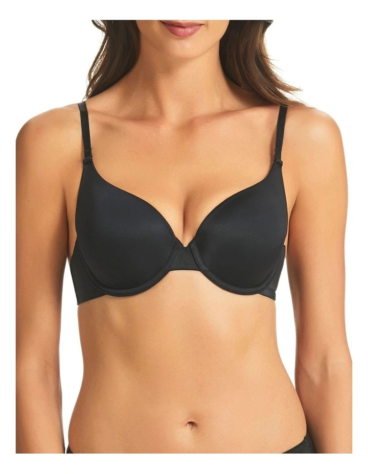 Refined 5 Way Convertible T-shirt Bra in Black