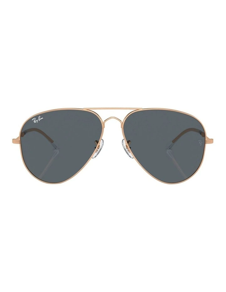 Old Aviator Sunglasses in Gold