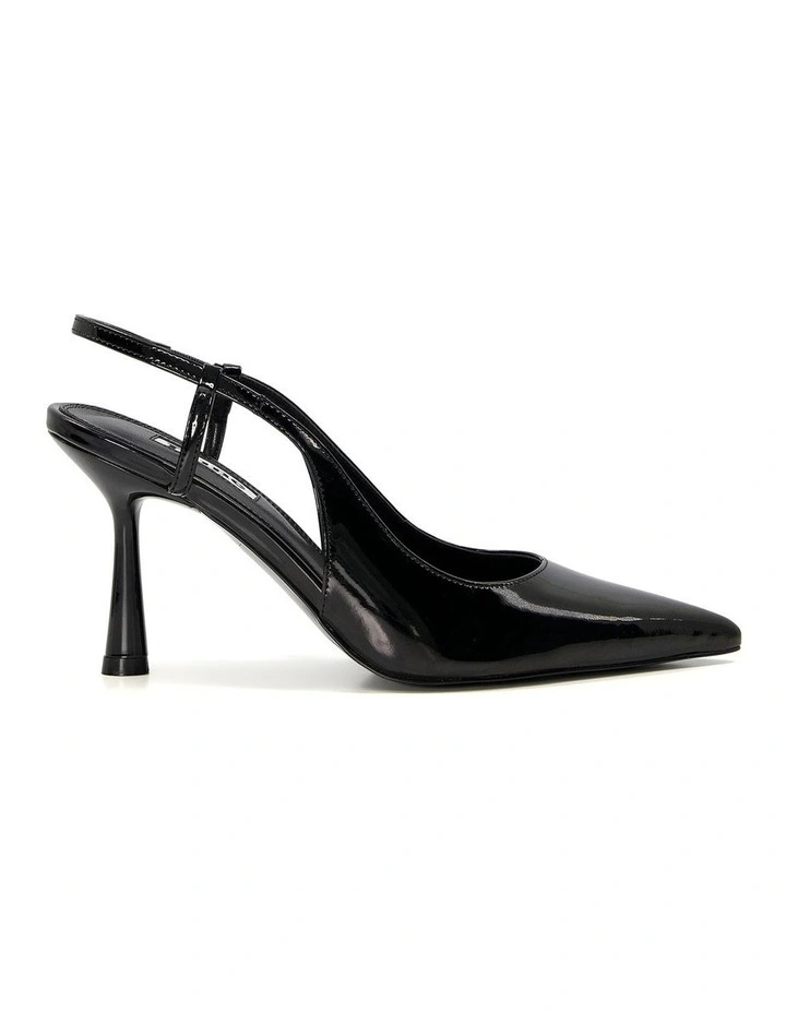 Cabanna Slingback Pump Heels in Black