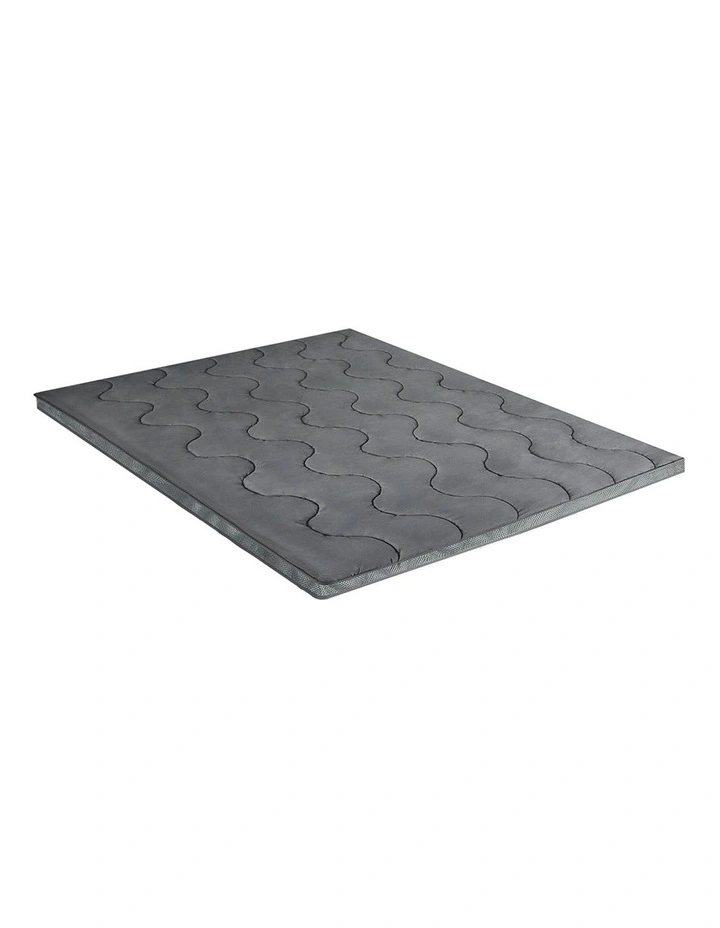 King Single Mattress Topper Protector in Grey