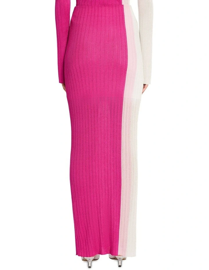 Ryder Knit Skirt in Candy Pink