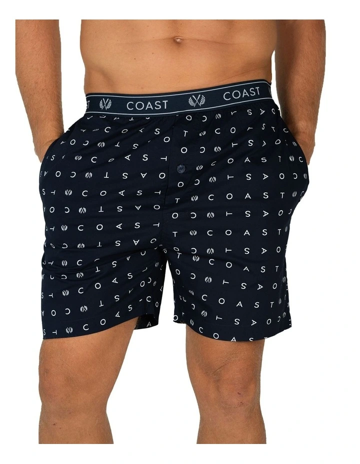 Signature Essential Poplin Shorts in Navy