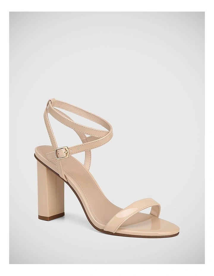 Raven Patent Sandal in New Flesh