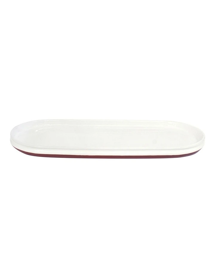 Gibson Serving Platter 40x16.5cm in White