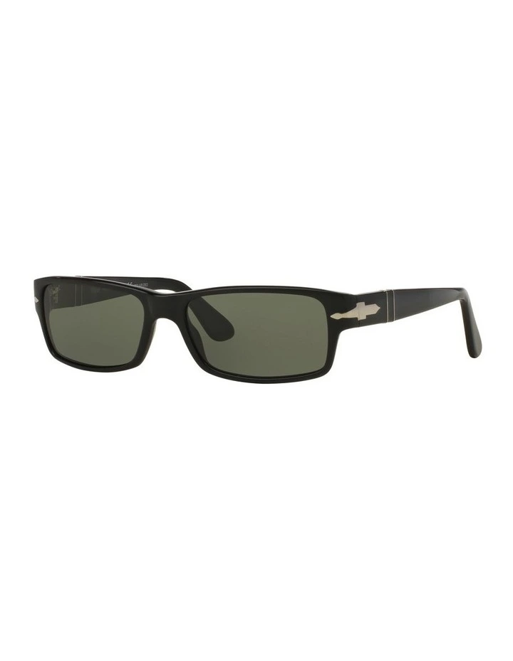 PO2747S-57 Black Polarised Sunglasses