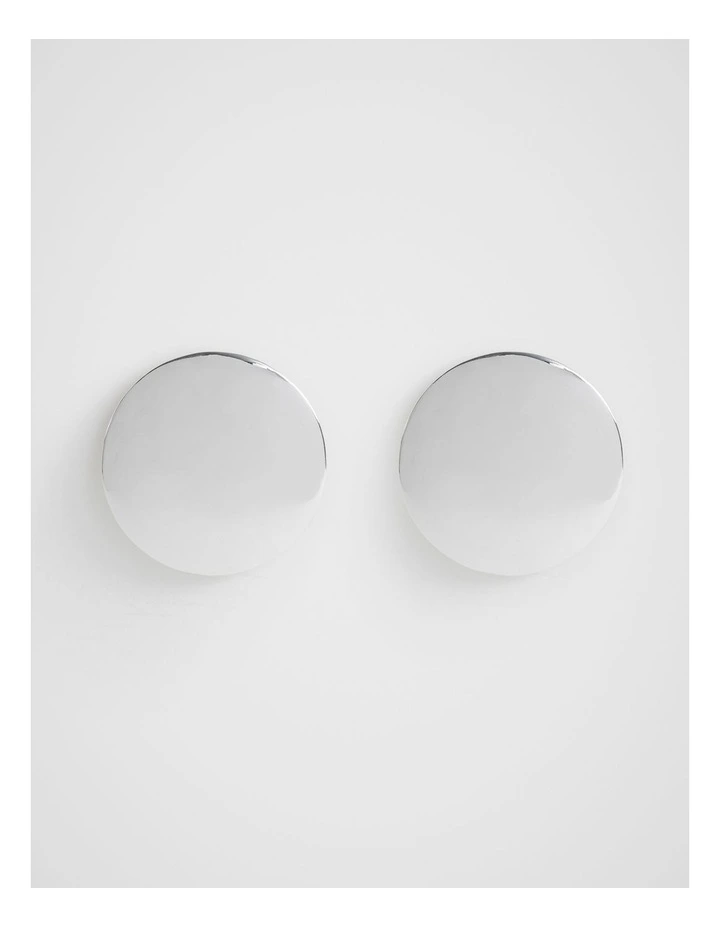 Oversized Dome Stud in Silver