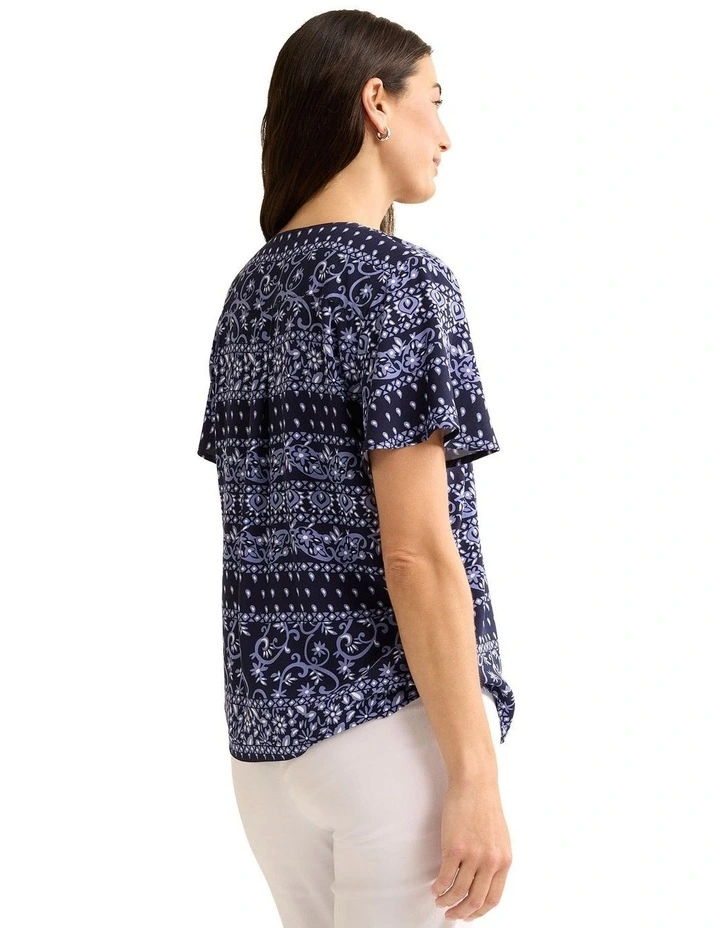 Winona Blouse in Ink