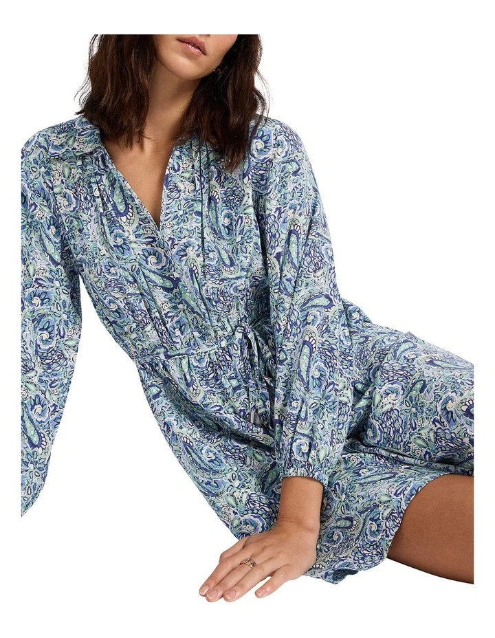 You Remember Silk Dress in Blue