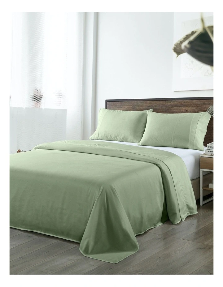 1000TC Bamboo Blended Sheet Set in Green