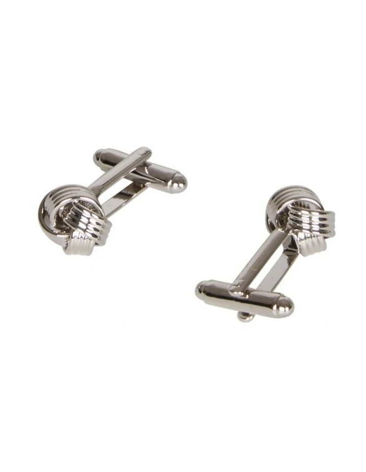 Knot Cufflinks in Silver