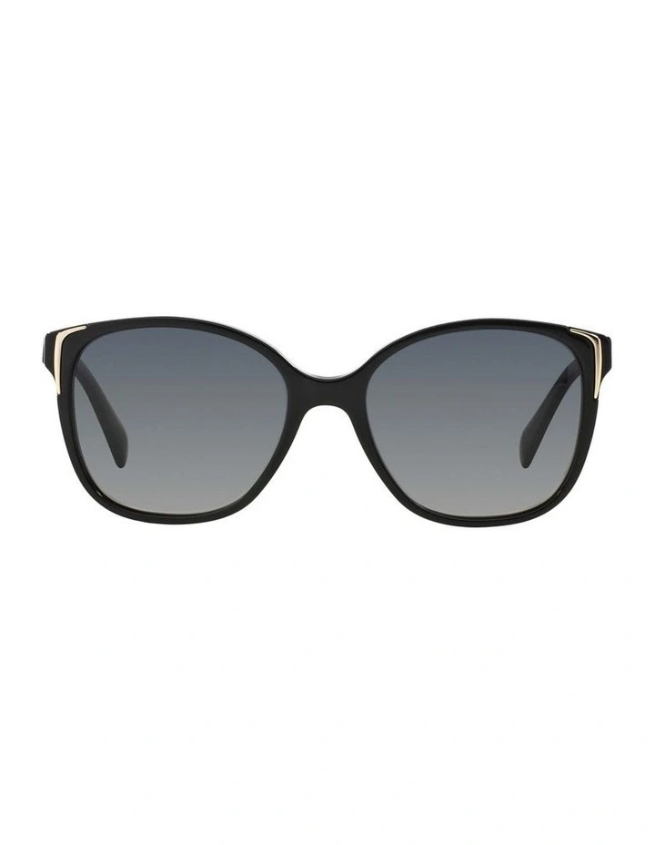PR 01OS Conceptual Black Polarised Sunglasses