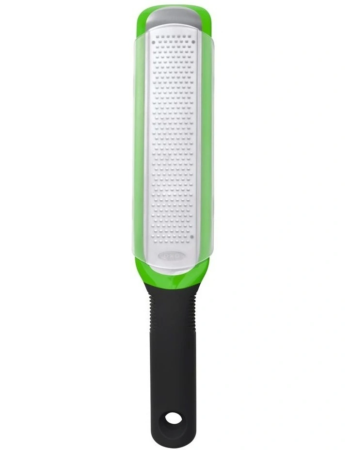 Etched Zester Grater in Black/Green