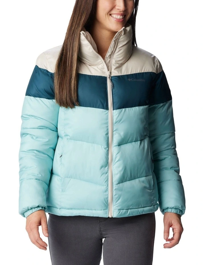 Puffect Colour Blocked Jacket in Blue
