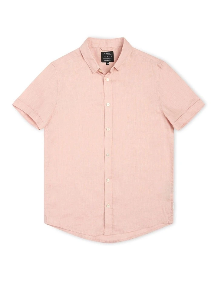 Tennyson Short Sleeve Shirt (0-2 years) in Blush