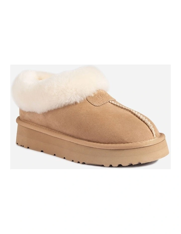 Daniela Ankle Platform Boots in Sand