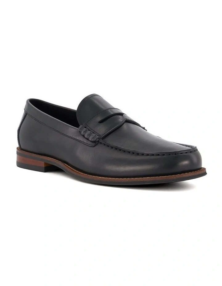 Samson Leather Loafer in Black