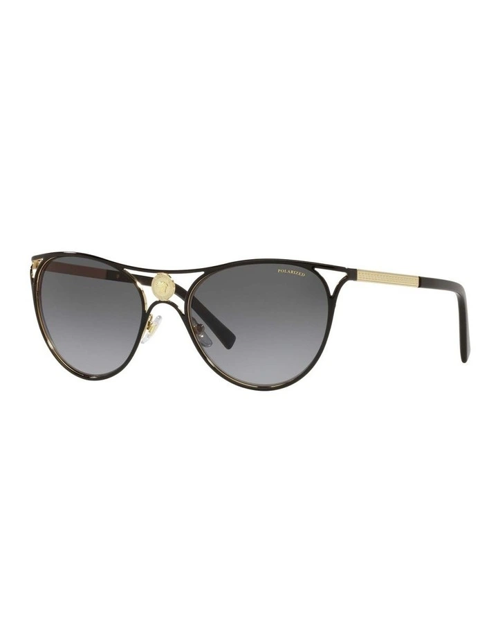 VE2237 Black Polarised Sunglasses