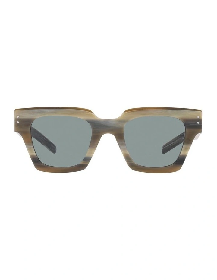 0DG4413 Sunglasses in Grey Horn