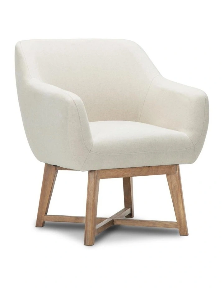 Aston Fabric Armchair in Beige
