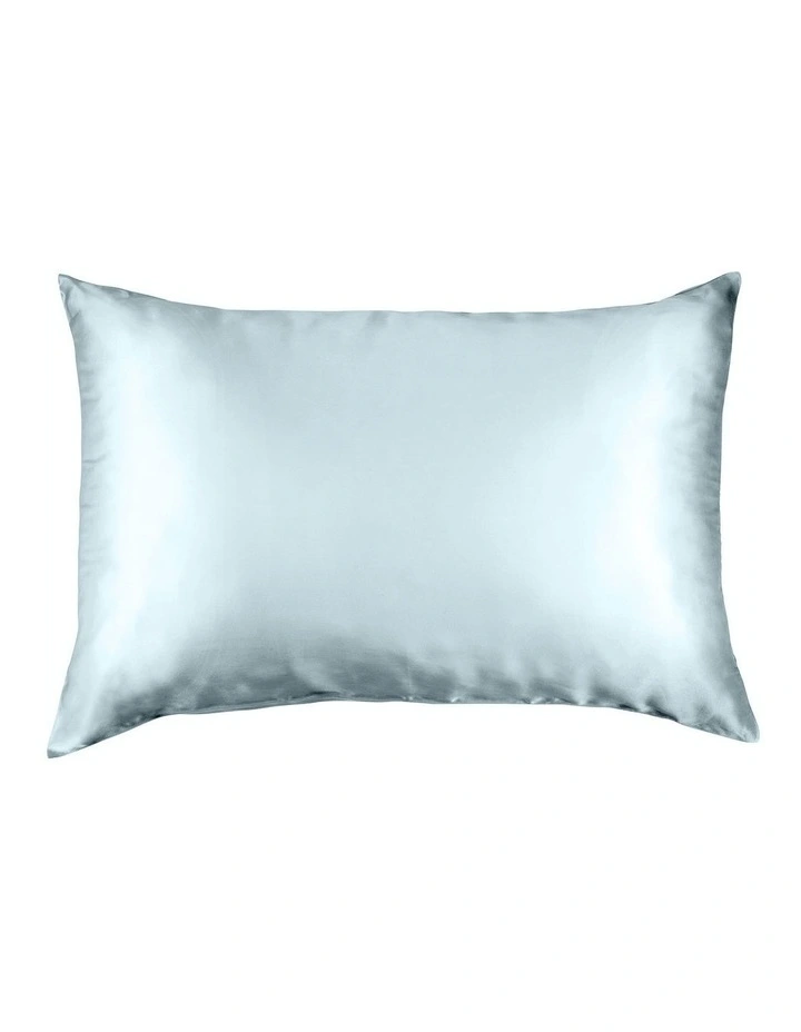 Pure Silk Pillowcase in Soft Blue